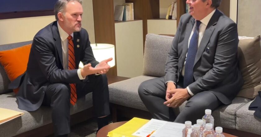 El secretario Marcelo Ebrard se reúne con el representante comercial de Estados Unidos, Jamieson Greer, en seguimiento a la llamada entre la presidenta Sheinbaum y el presidente Trump