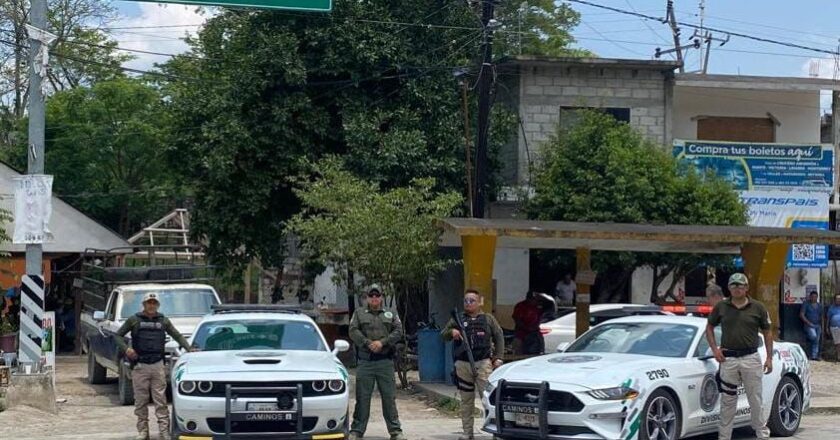 División Caminos refuerza seguridad en la Huasteca durante el Xantolo 2025