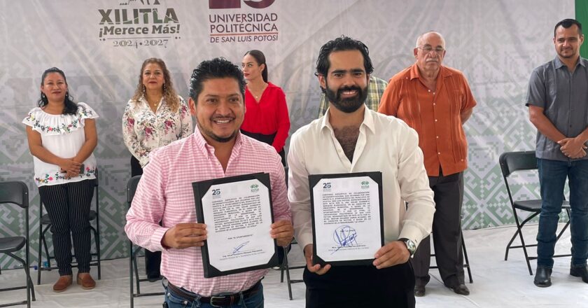 La Universidad Politecnica de San Luis Potosí lleva la Educación Sin Límites al municipio de Xilitla.