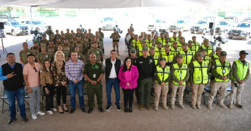 Supervisan estado de fuerza de Seguridad y Vialidad en Villa de Pozos