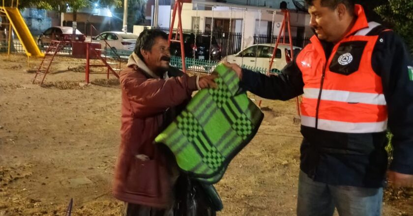 Gobierno del Estado refuerza acciones del Operativo Invernal en San Luis Potosí
