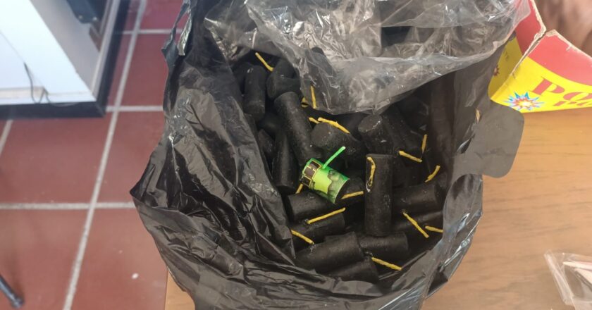 Policía de la Capital decomisa pirotecnia prohibida en la delegación de Bocas
