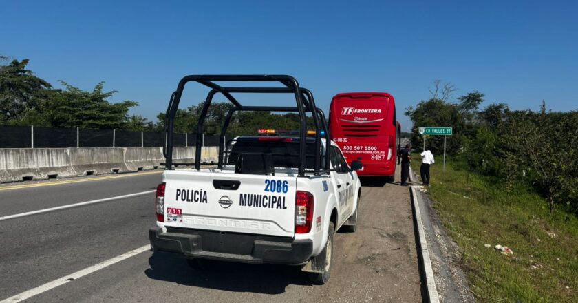 Refuerza DSPyTM vigilancia en la carretera federal Valles–Tamazunchale