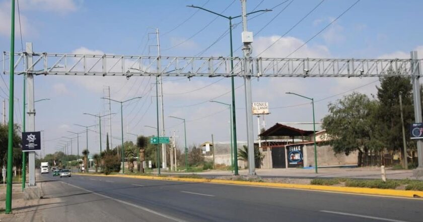 Instalan 15 arcos de seguridad para blindar accesos a SLP