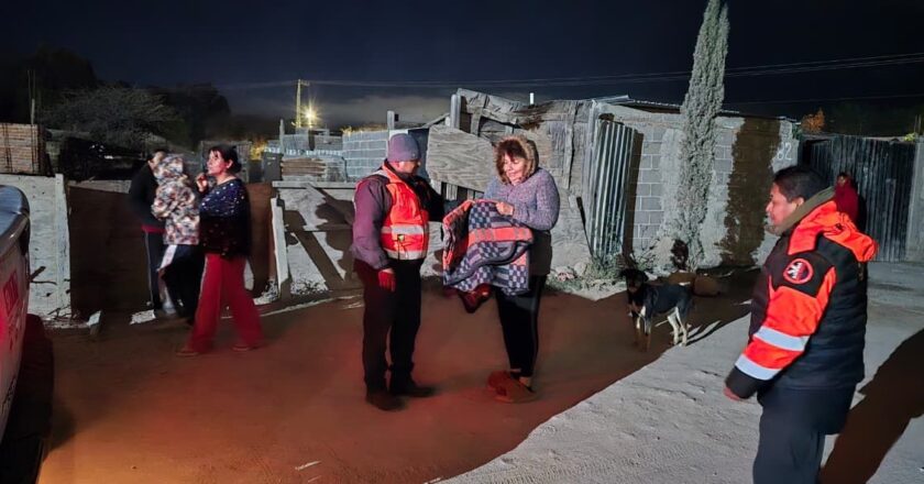 Frente frío trajo temperaturas de hasta -3 grados en SLP