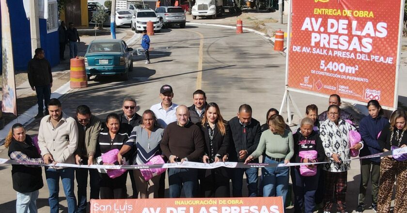 Enrique Galindo entrega nueva vialidad en el sur de la capital y anuncia parque lineal