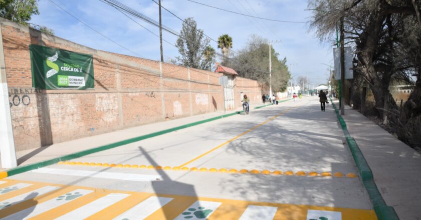 Juan Manuel Navarro invierte más de 9.5 millones de pesos en la pavimentación de avenida Libertad