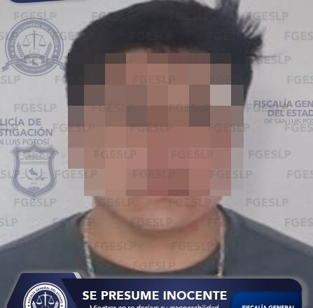 Fiscalía detiene en flagrancia a hombre por delitos contra la salud y portación de arma de fuego