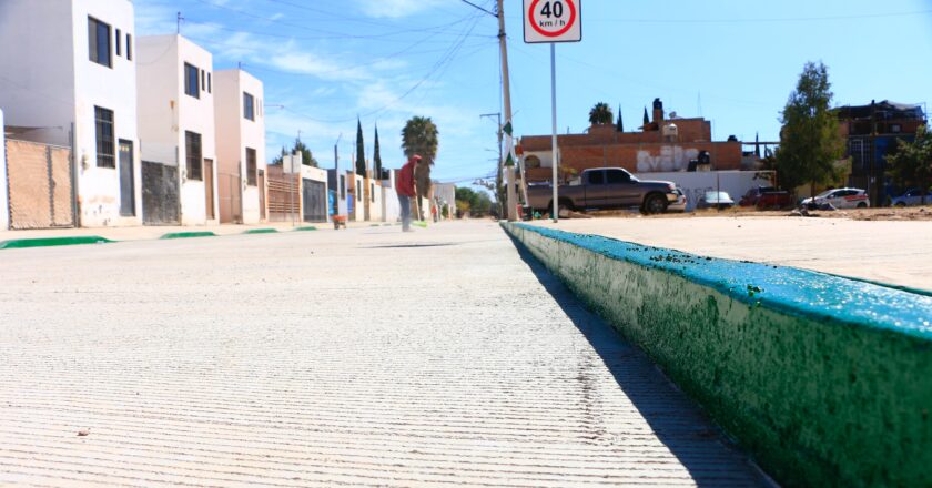 Villa de Pozos acelera su transformación urbana con la rehabilitación de Acceso 11