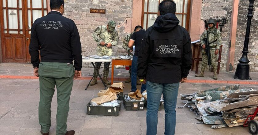 FGR envía a destrucción 347 armas aseguradas en San Luis Potosí