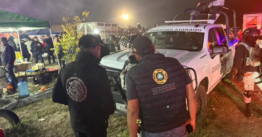 Protección Civil Estatal descarta pérdidas humanas tras accidente en Ciudad Fernández