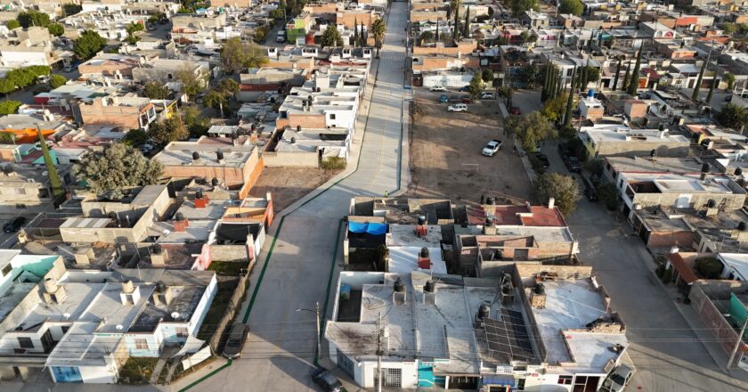 7 mil habitantes de Villa de Pozos beneficiados con pavimentación en Las Mercedes