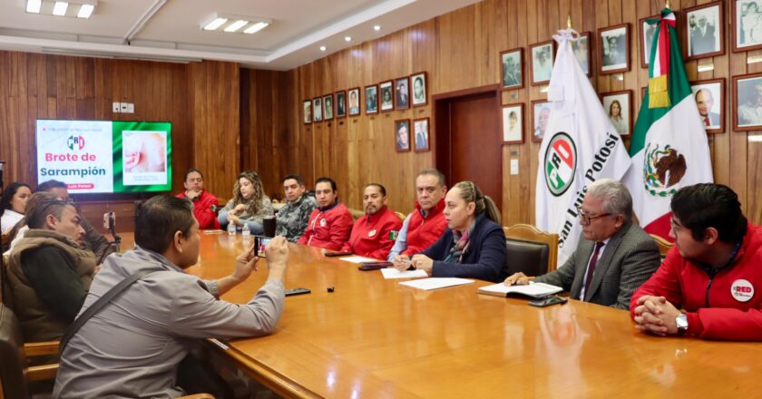 PRI SLP exige abasto de vacunas contra el sarampión