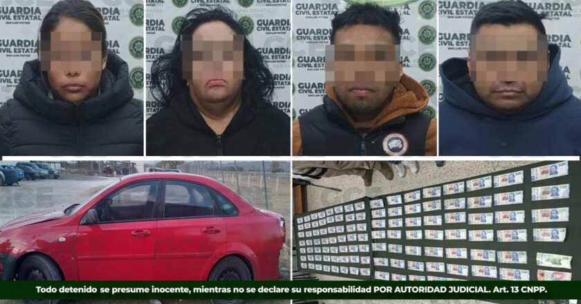 Cae presunta banda que operaba con billetes falsos en Real de Catorce