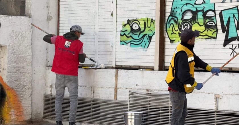 Gobierno de SLP intensifica retiro de grafiti en Carranza