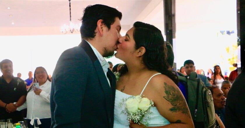 Más de 75 parejas participaron en matrimonios colectivos de Villa de Pozos
