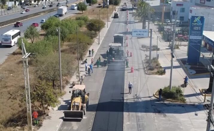 Avanza rehabilitación de laterales de la carretera 57