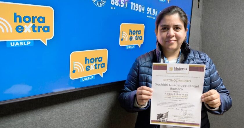Potosina obtiene 2º lugar nacional del Premio Raquel Berman a la resiliencia de las mujeres