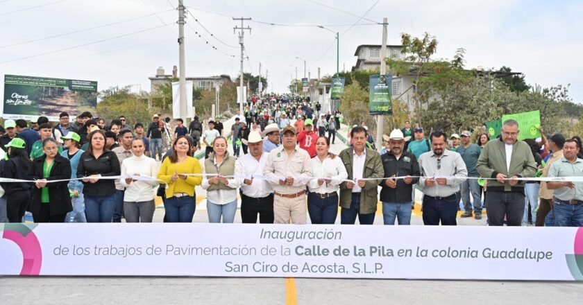 Modernizan vialidades en San Ciro y Rioverde