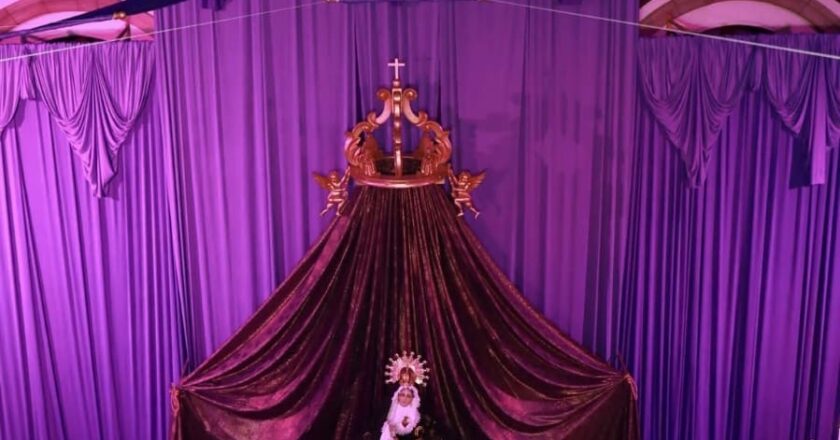 Instalan altar de Dolores en Palacio de Gobierno y arrancan actividades de Semana Santa