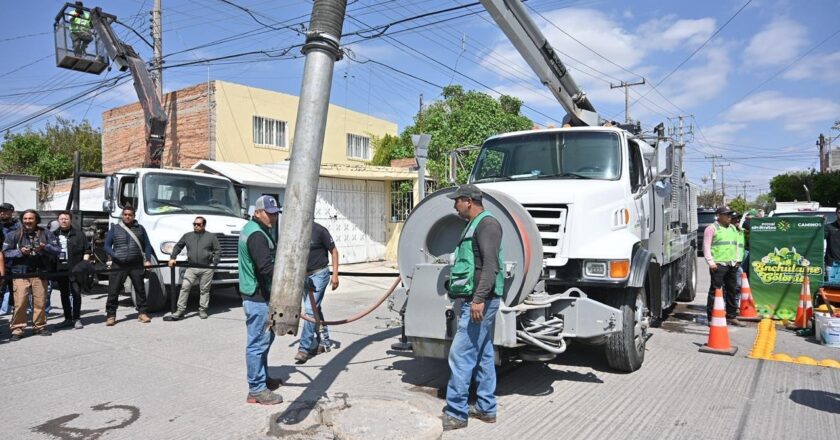 Gobierno estatal inica programa de mejoramiento urbano en la colonia Lomas del Mezquital