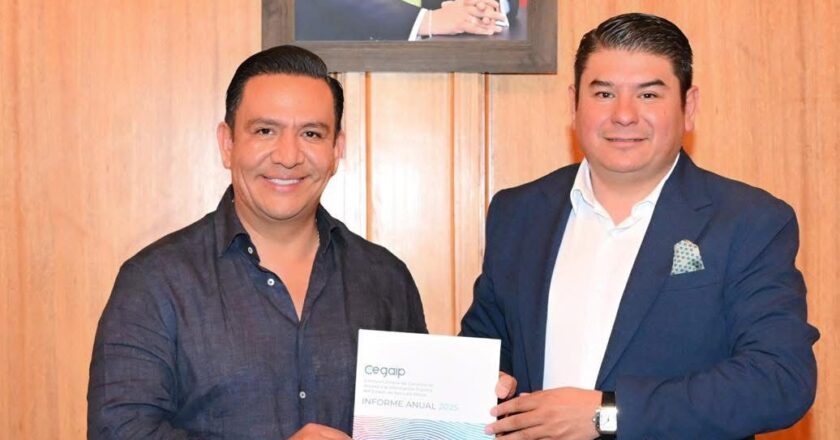 Gobierno estatal recibe informe anual de la Cegaip sobre acceso a la información