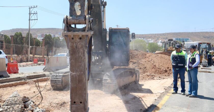 Avanza obra del desnivel en Arena Potosí
