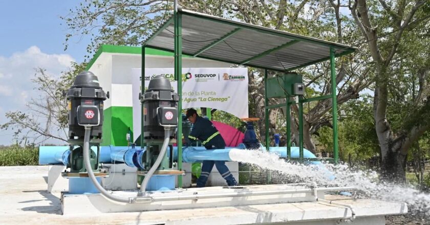 Inicia rehabilitación de bulevar y pone en operación plantas potabilizadoras en Tamuín