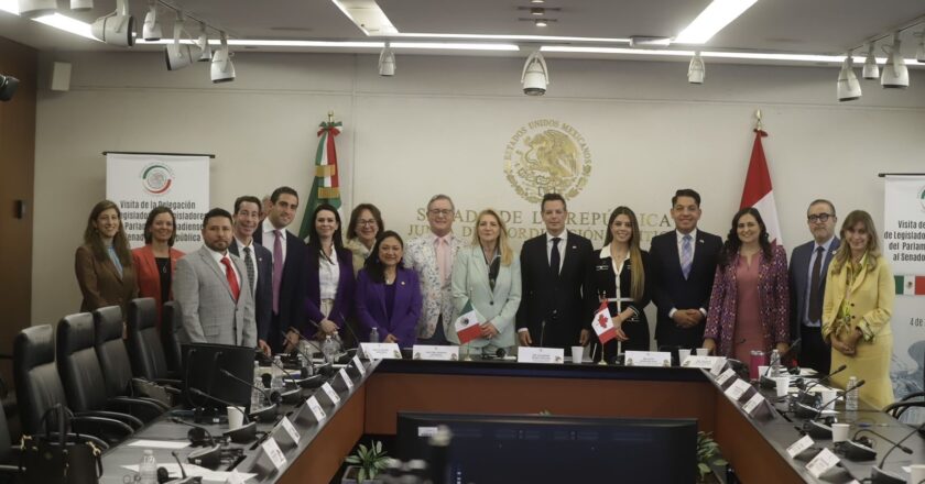 Senadora Ruth González plantea reactivar el diálogo interparlamentario entre México y Canadá