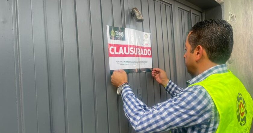 Villa de Pozos endurece operativos y clausura empresas por riesgos de seguridad