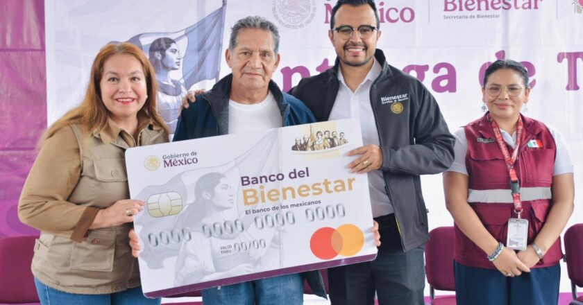 Entregan más de 7 mil Tarjetas Bienestar en San Luis Potosí
