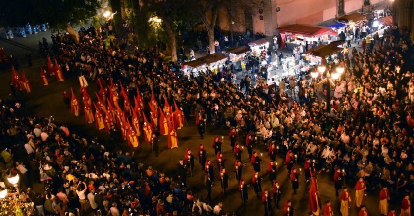 Invitan a presenciar la Procesión del Silencio en el Centro Histórico de San Luis Potosí