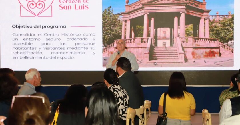 Enrique Galindo arranca rescate integral del Centro Histórico de San Luis Potosí