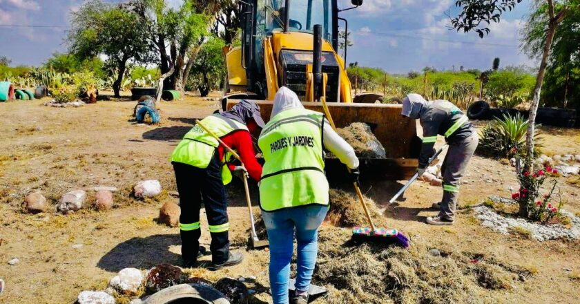Villa de Pozos intensifica recuperación de espacios públicos