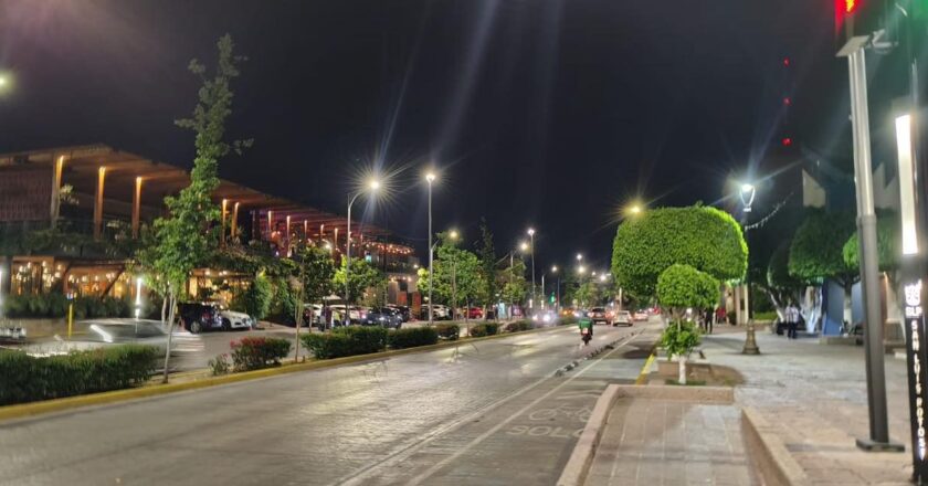 Ayuntamiento de SLP restablece alumbrado en el Jardín de Tequis