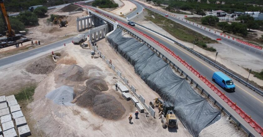 Anuncian cierres parciales en la carretera 57 por obras de la autopista 75D