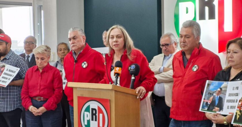 Sara Rocha respalda denuncias internacionales del PRI contra Morena