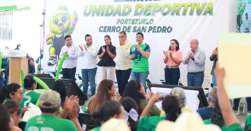 Ricardo Gallardo impulsa nueva unidad deportiva en Cerro de San Pedro