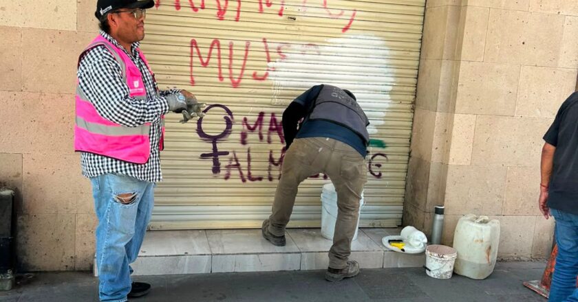 Refuerzan limpieza y seguridad en el Centro Histórico de San Luis Potosí