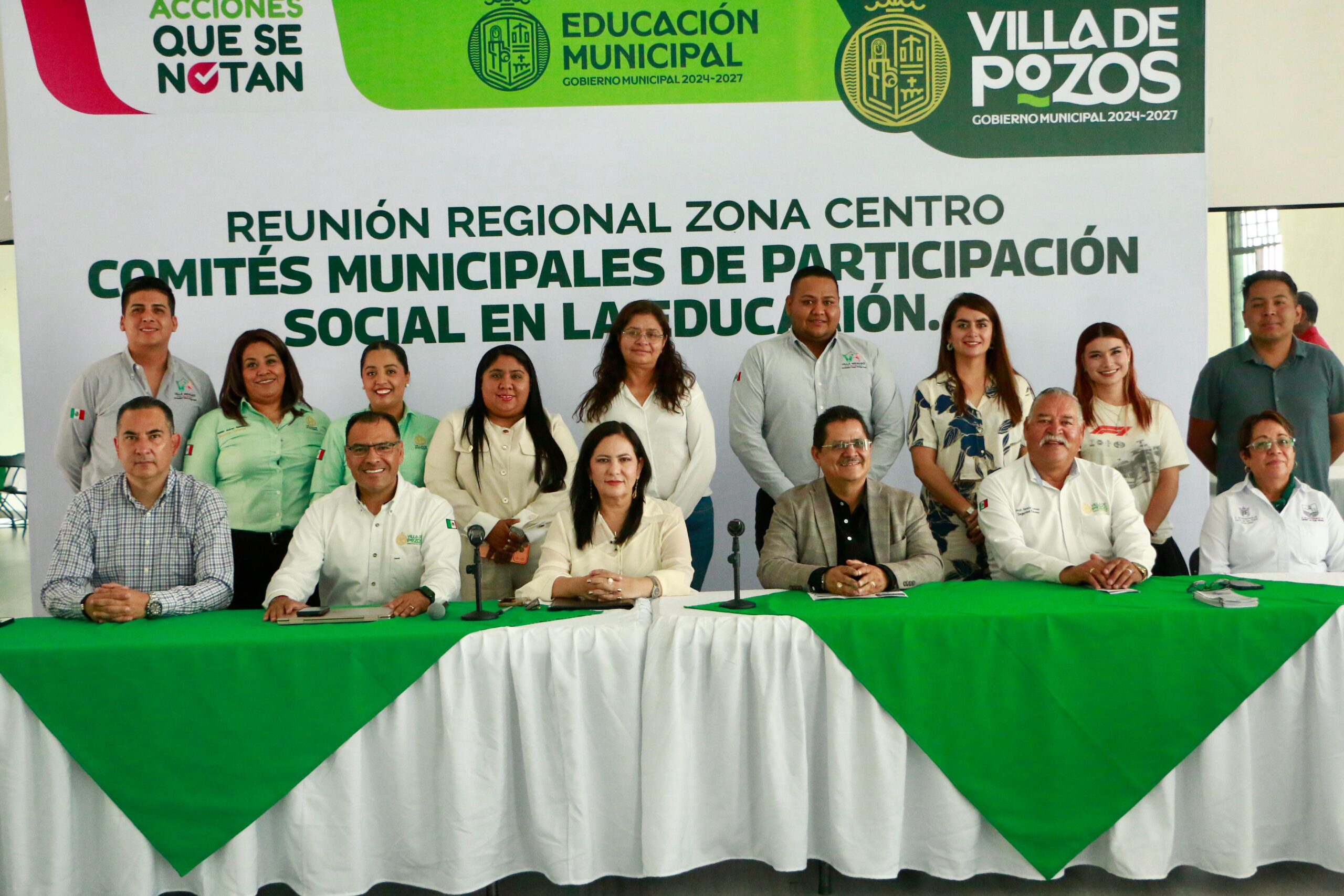 Villa de Pozos impulsa alianza regional por la educación