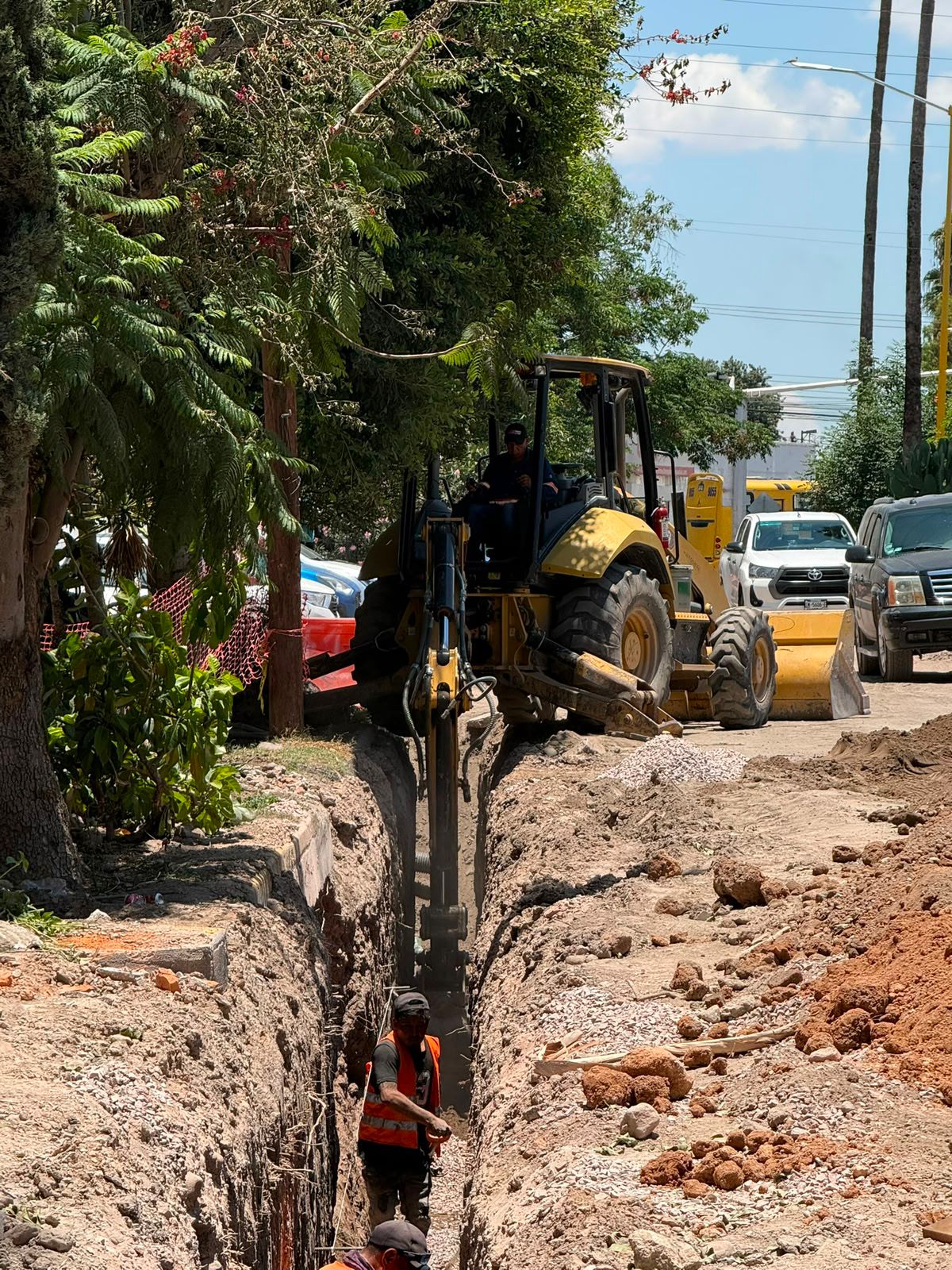 Avanza rehabilitación del drenaje en el Barrio de Tlaxcala