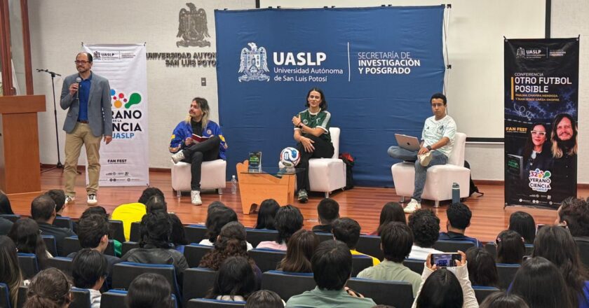 Especialistas proponen un fútbol más incluyente y libre de violencia en el Verano de la Ciencia UASLP