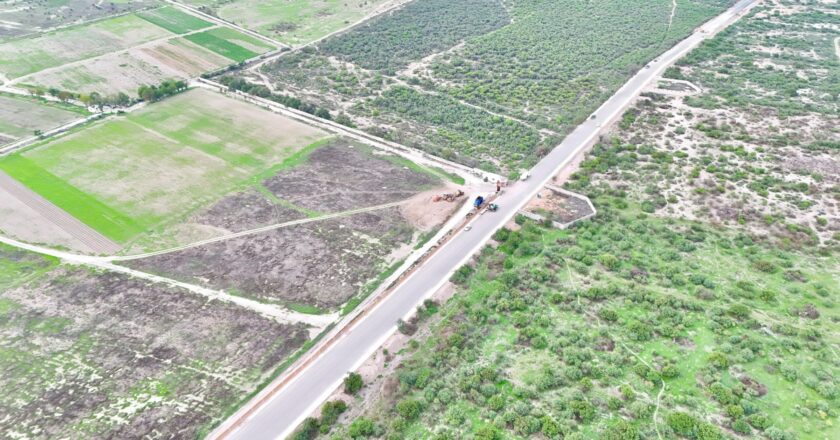 Rehabilitación de la carretera Pozos–Santa Rita entra en su etapa final