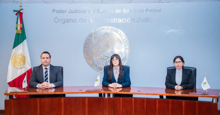 Mónica Lárraga asume la presidencia del Órgano de Administración del Poder Judicial del Estado de SLP