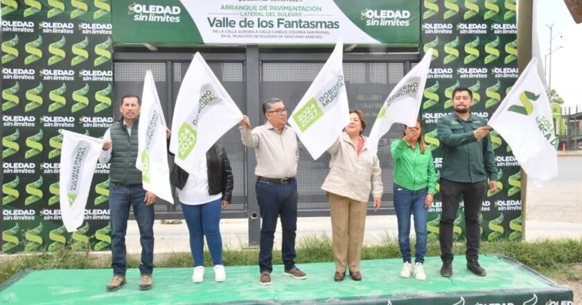 Ayuntamiento de Soledad inicia rehabilitación de lateral en Valle de los Fantasmas