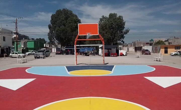 Gobierno de la Capital rehabilita cancha deportiva en el norte de la ciudad
