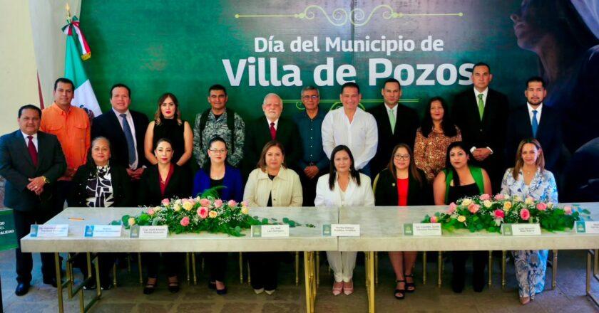 Villa de Pozos conmemora dos años como municipio y destaca avances en infraestructura y desarrollo