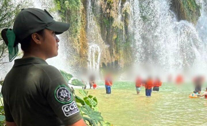 Guardia Civil Estatal fortalece acciones preventivas en parajes turísticos de la Huasteca