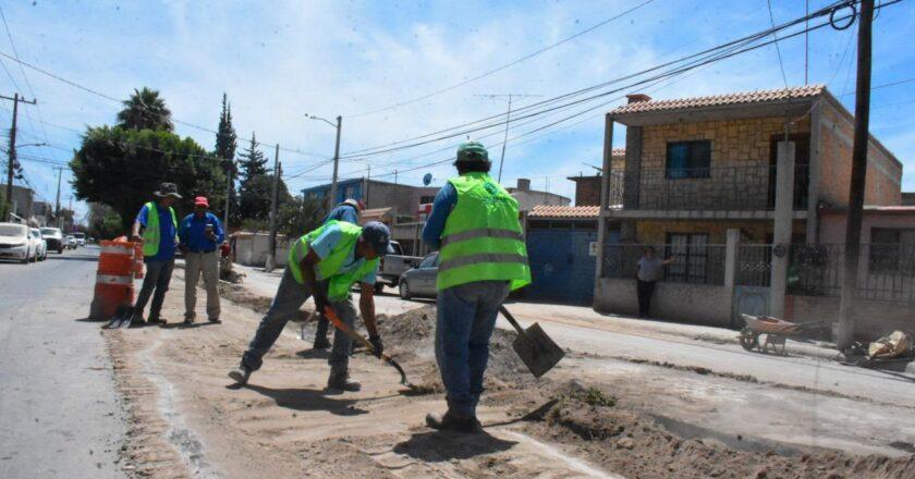 Ayuntamiento de Soledad rehabilita drenaje colapsado en la colonia San Felipe