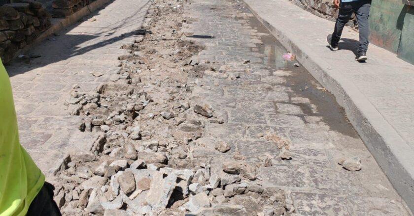 Interapas inicia nueva etapa de rehabilitación del drenaje en la calle Otahegui